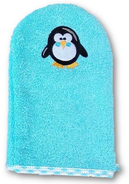 Детская рукавичка для купания Uviton Baby 0026 пингвиненок