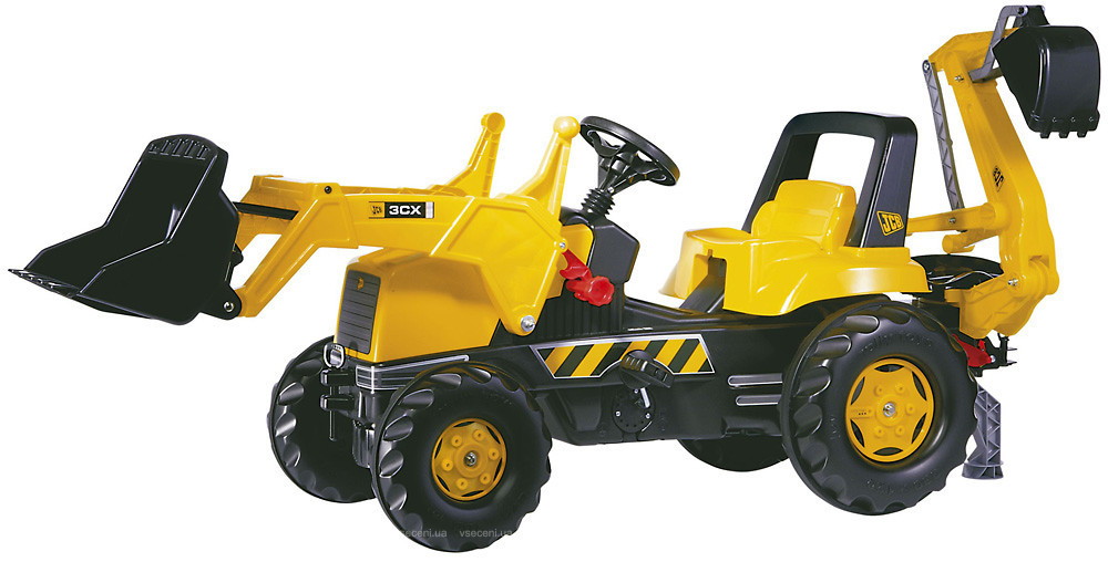 Трактор педальный Rolly Toys Junior JCB Backhoe Loader 812004