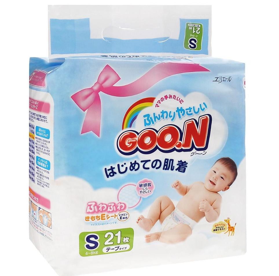 Подгузники Goon Mini Pack 4-8 кг (21 шт) S