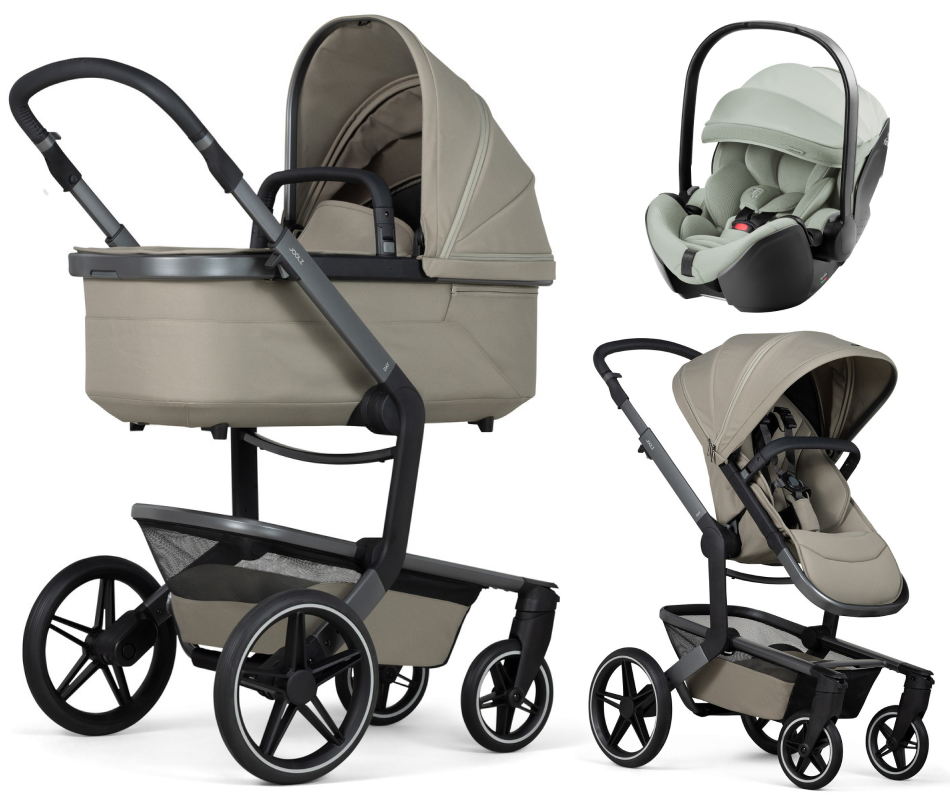 Детская коляска 3 в 1 Joolz Day 5 и автокресло Britax Roemer Baby-Safe Pro Style Sage green Sage Green
