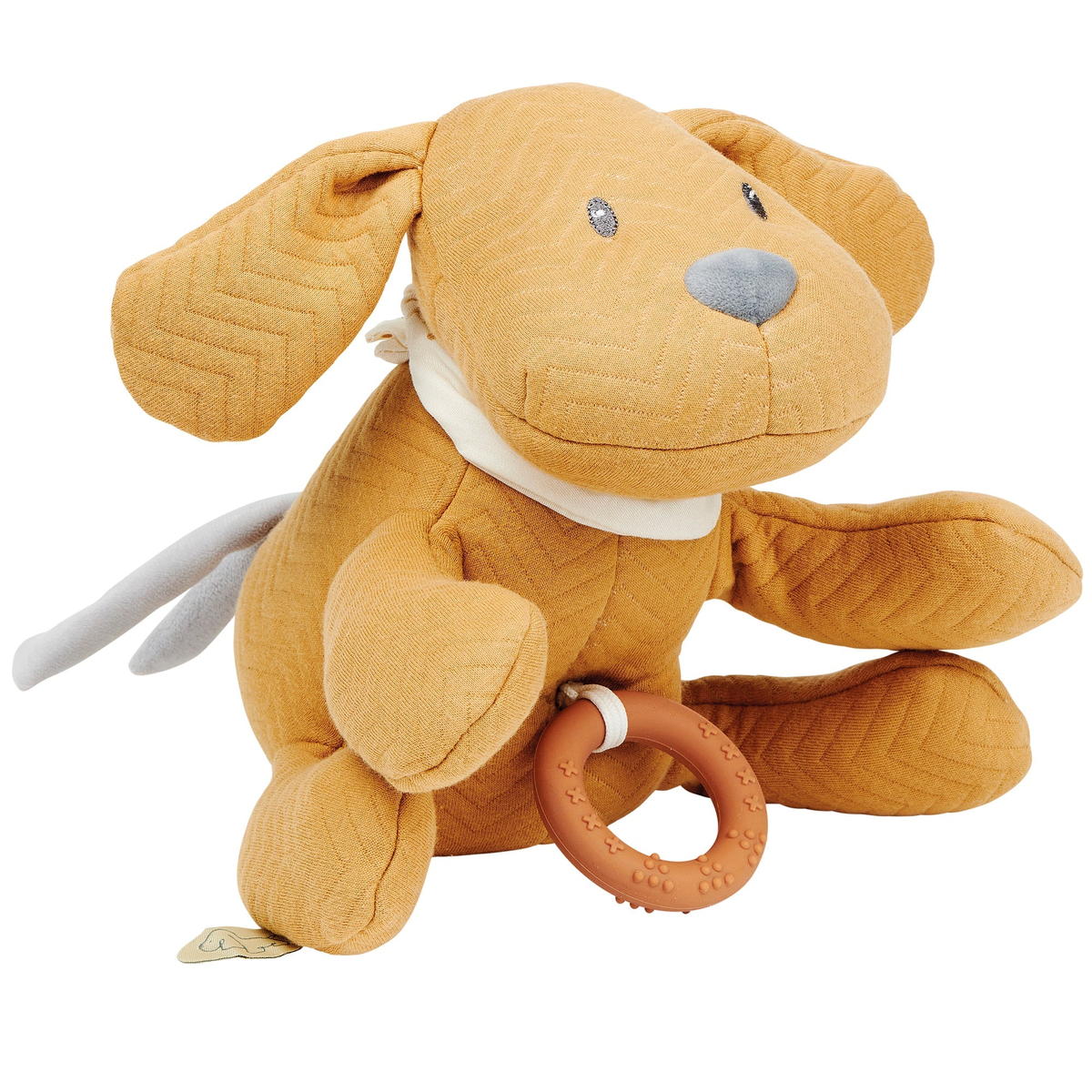 Игрушка мягкая музыкальная Nattou Musical Soft toy CHARLIE Собачка карамель