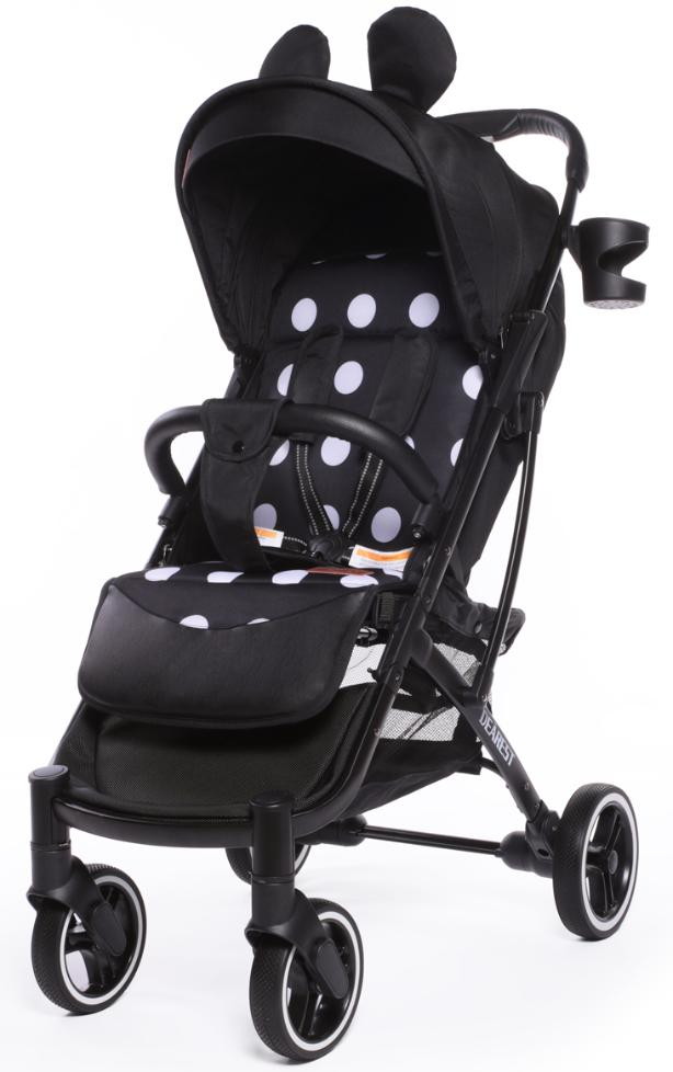 Детская прогулочная коляска Dearest YOYA Plus Premium 818 Black Dot/black frame