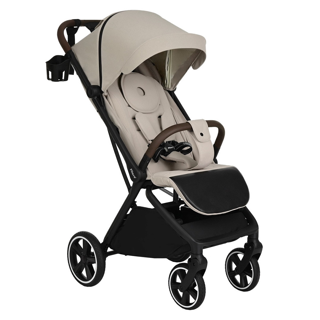 Детская прогулочная коляска Pituso Matrix XXL PU Cappuccino New