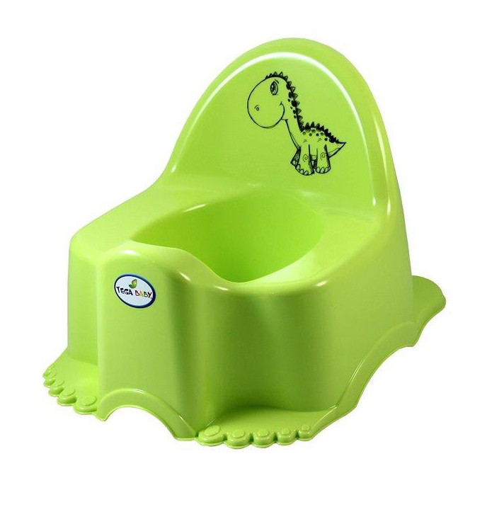 Детский горшок Tega Baby Eco Dinozaur (Динозавр) музыкальный PO-056-138 зеленый