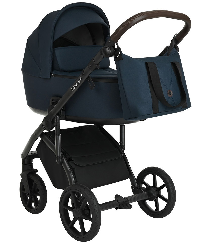 Детская коляска Roan Bass Next 3 в 1 RN227/1 Navy Blue /Black