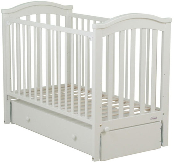 Детская кроватка Fiorellino Slovenia (маятник продольный) 120x60 см white