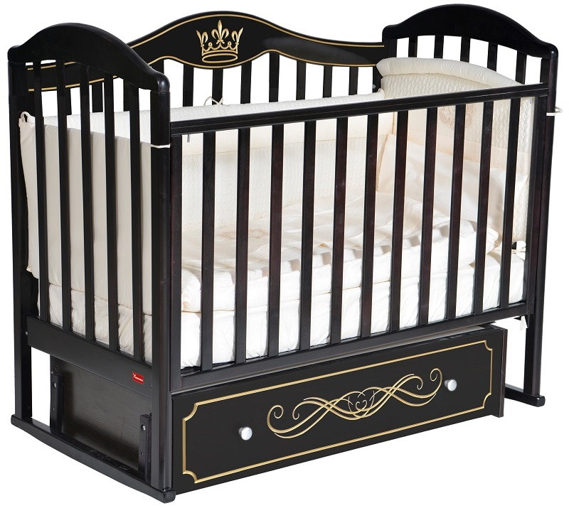 Детская кроватка Francesca Berta Elegance с маятником шоколад