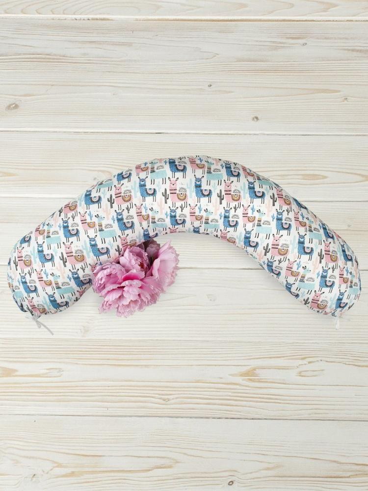 Подушка для беременных AmaroBaby 170x25 см ламы