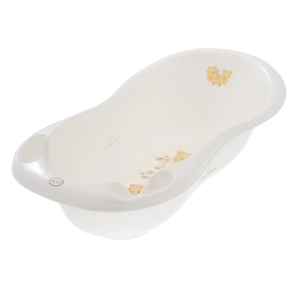 Детская ванна Tega Baby Teddy (Мишка) 102 см MS-005 LUX-118 белый жемчуг