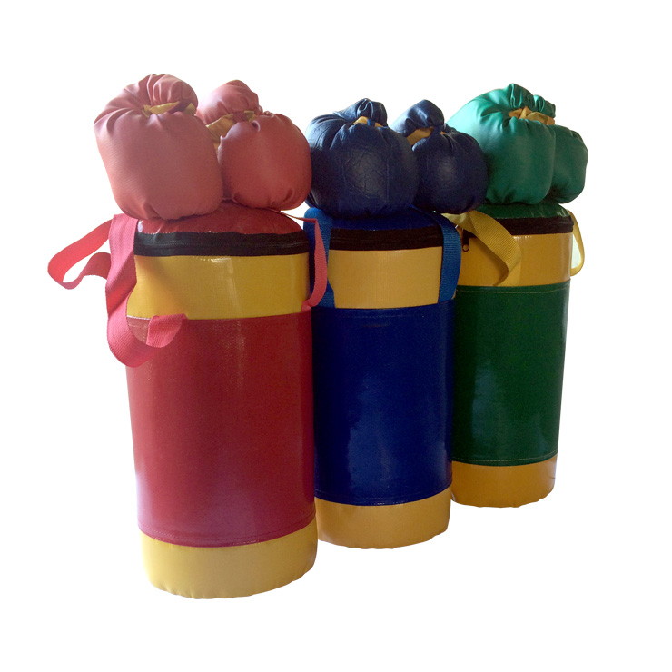 Детский боксерский набор КМС детский № 2 синий/жёлтый