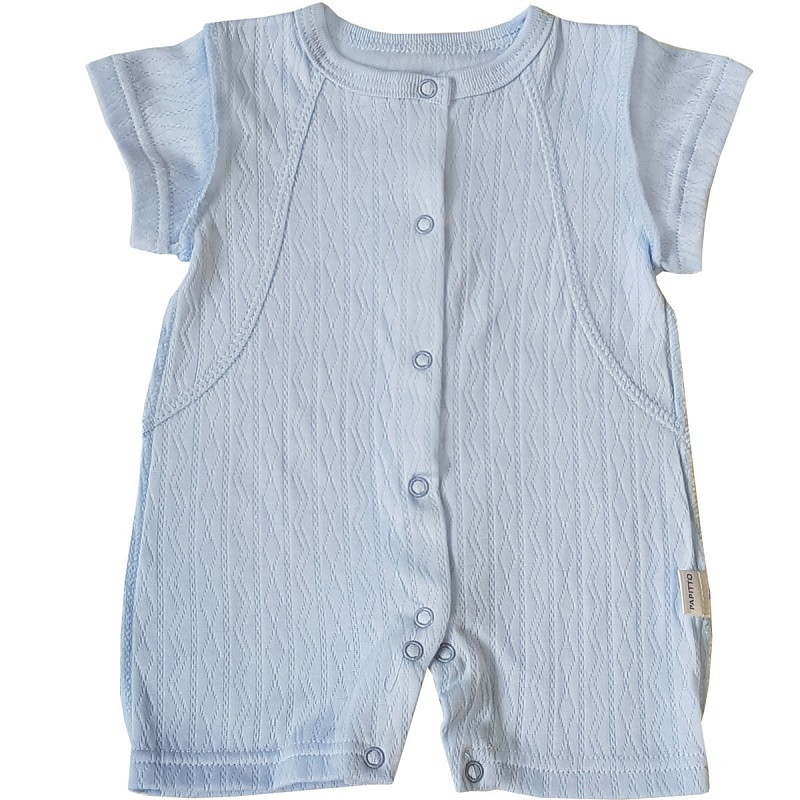 Песочник Папитто к/рукав ажур И61-023 голубой 56