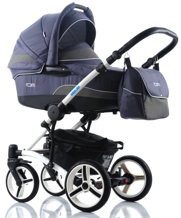 Детская коляска ARO Team Forte New 2 в 1 W21 чёрная сетка