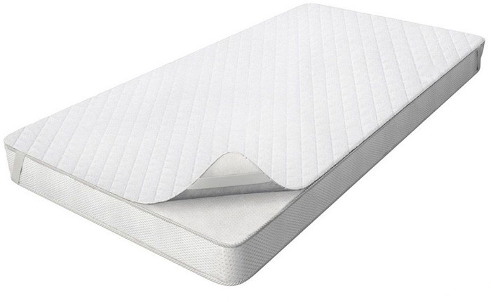 Наматрасник Nuovita AquaStop на резинках по углам 120x60 см белый