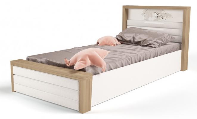 Детская подростковая кровать ABC-King MIX Ocean №6 160х90 см крем