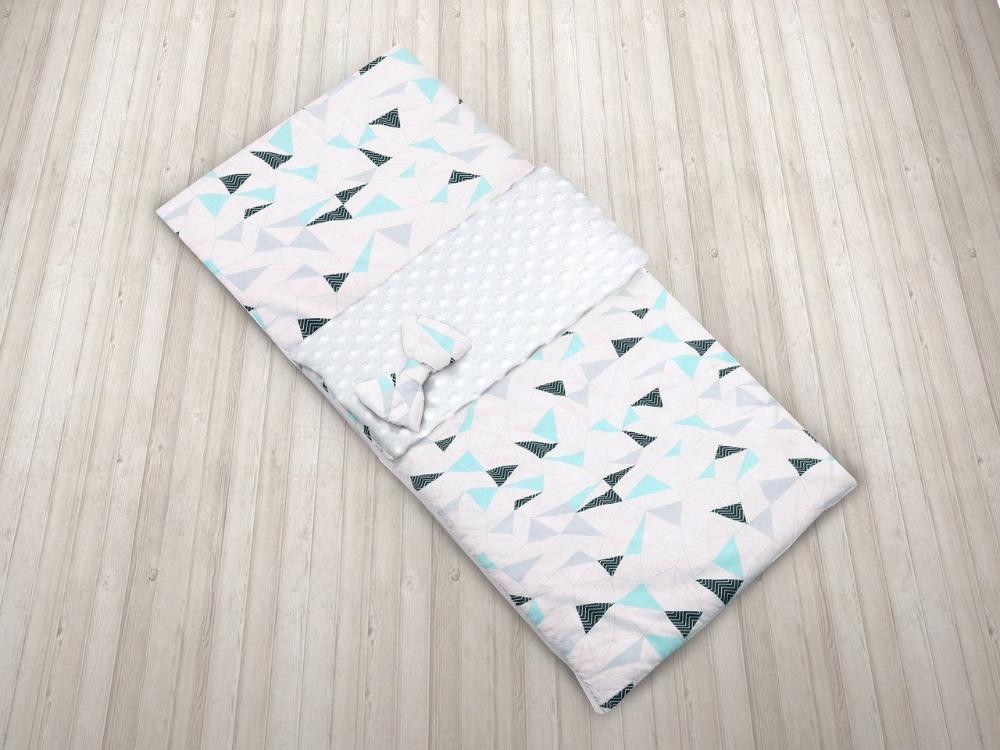 Спальный мешок AmaroBaby Exclusive Soft Collection треугольники
