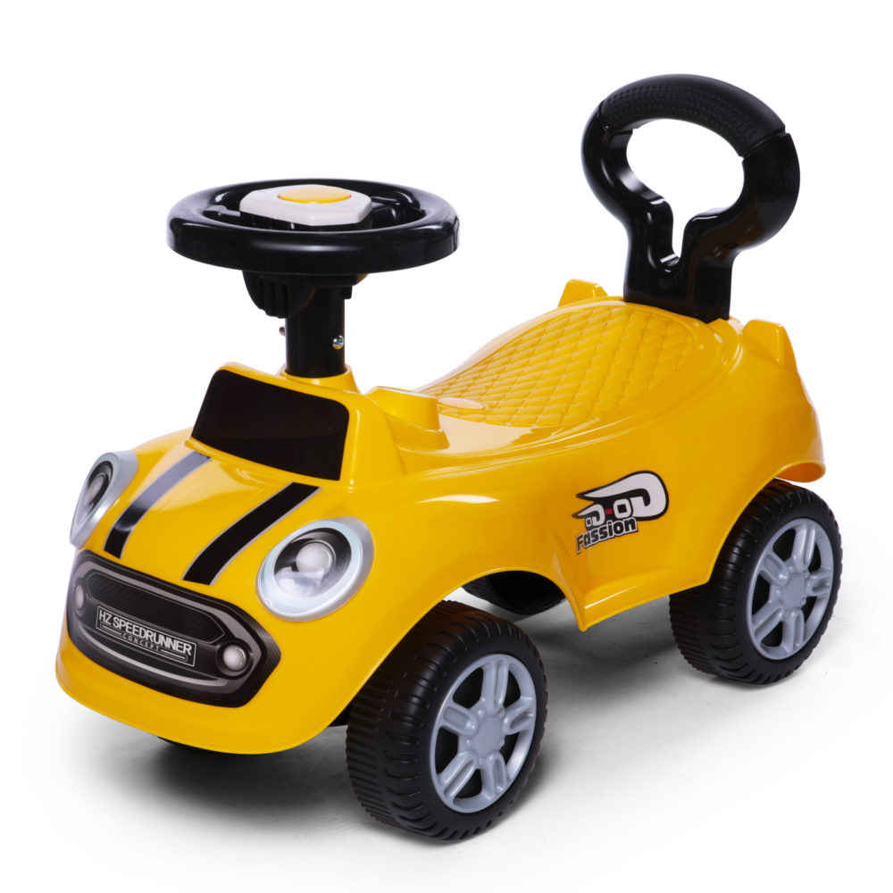 Детская каталка Baby Care Speedrunner музыкальный руль Желтый (Yellow)