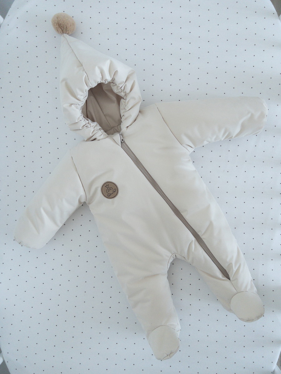 Комбинезон демисезонный Lappetti Classic КД034 кремовый 62