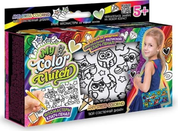 Детский набор креативного творчества Данко-Тойс My Color Clutch Совы -раскраска фломастерами 322805