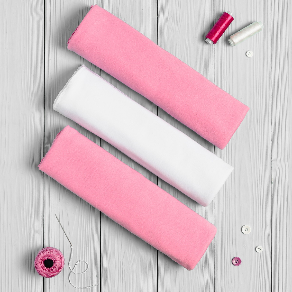 Пеленки Vikalex Розовый трикотажные интерлок 120х90 в уп. 3 шт.