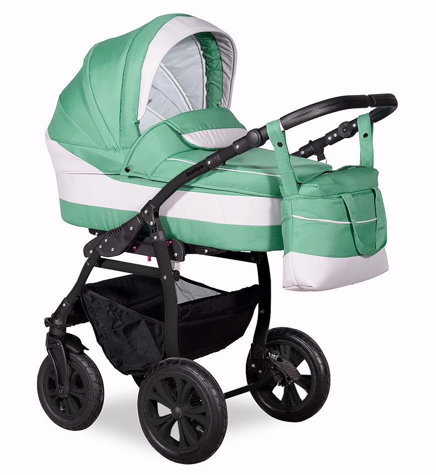 Детская коляска Indigo Sydney 2 в 1 Sy21 зеленый+серый