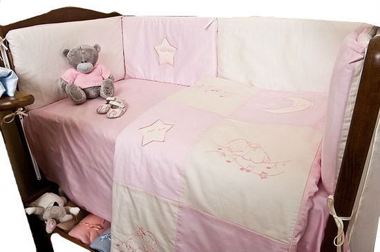 Комплект в кроватку Makkaroni Kids Лунная соната 7 предметов