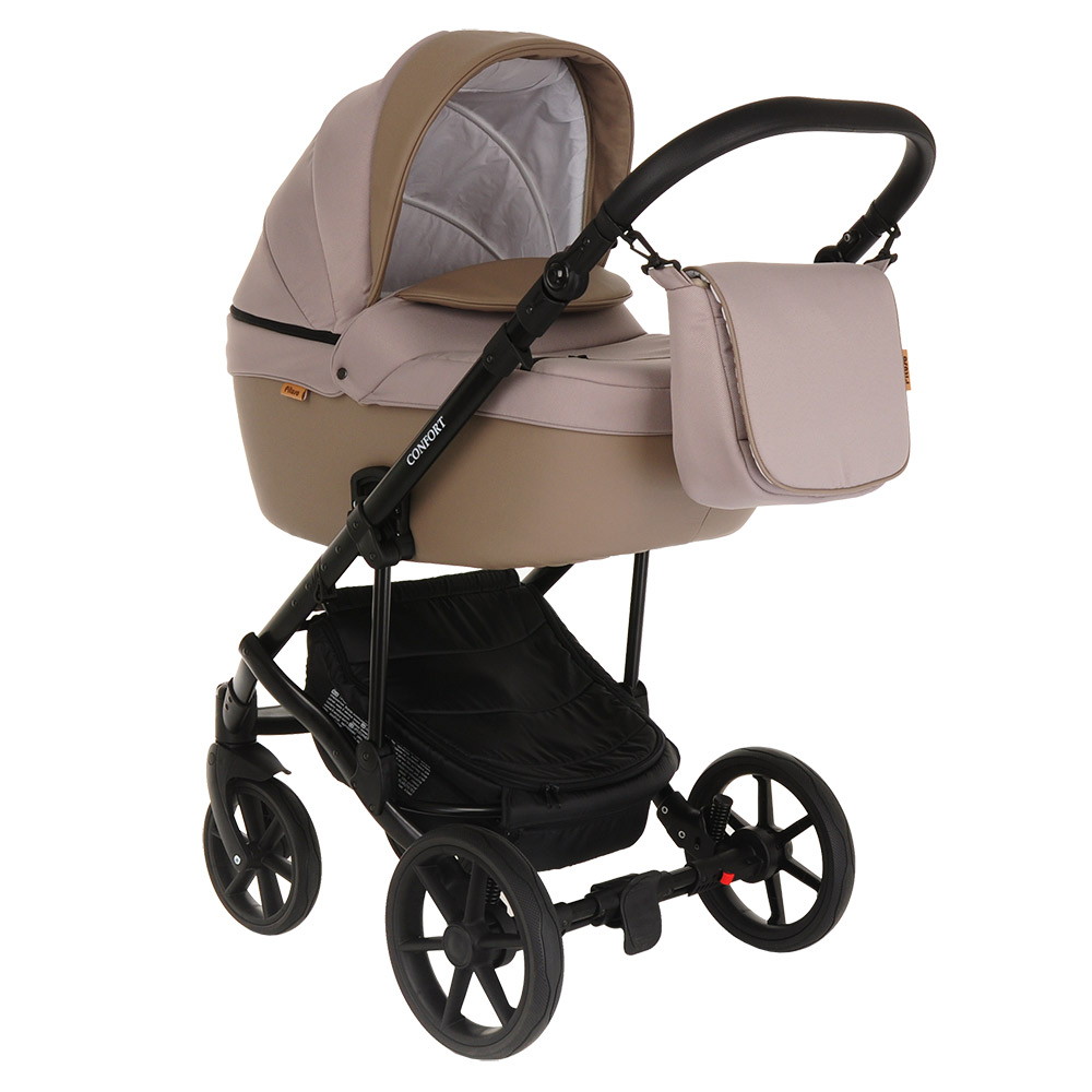 Детская коляска Pituso Confort Plus 2 в 1 25 Капучино+Кожа Капучино
