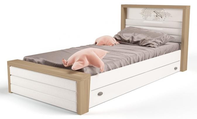 Детская подростковая кровать ABC-King MIX Ocean №4 160х90 см крем