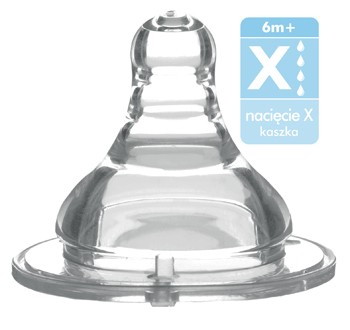 Соска BabyOno очень быстрый поток для бутылочек с широким горлышком 1207