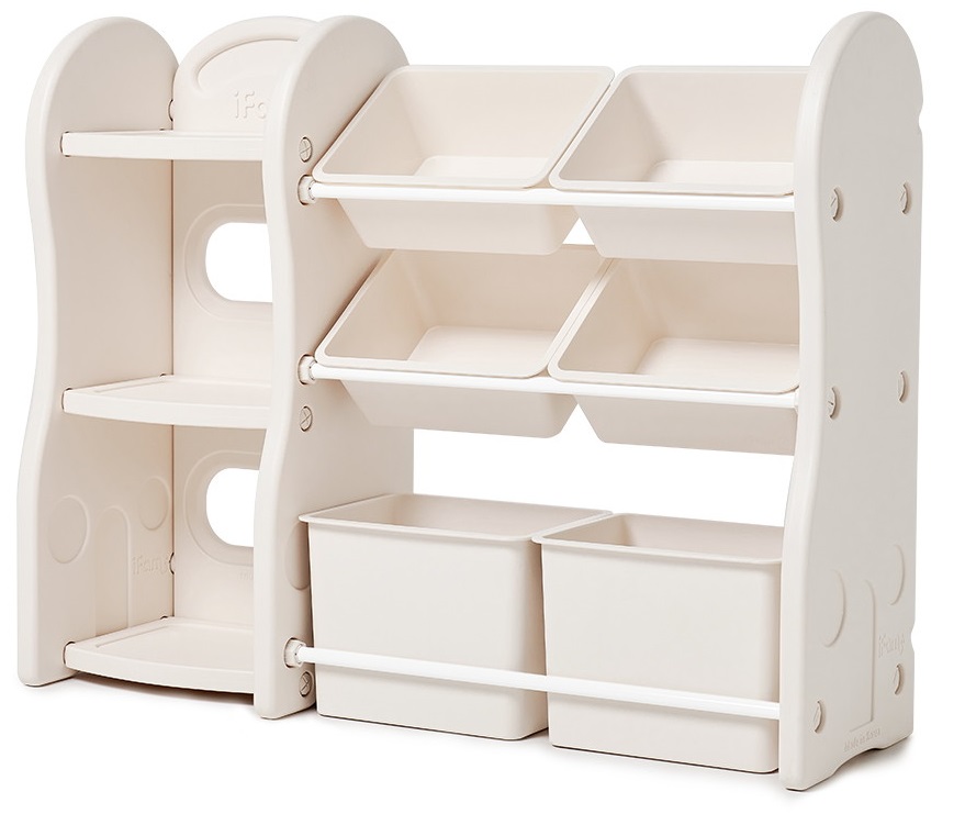 Детский стеллаж для игрушек iFam New Design Organizer-3 бежевый