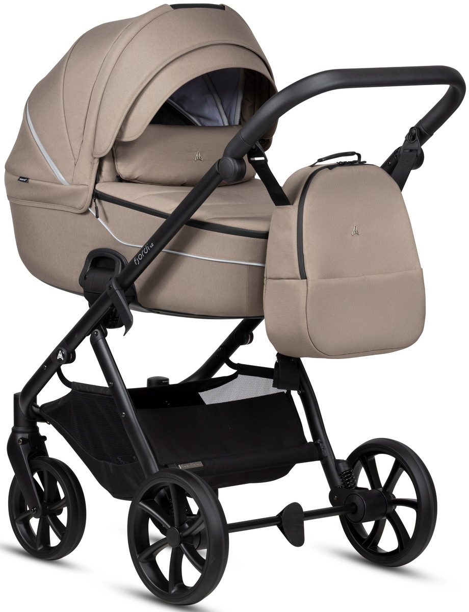 Детская коляска Noordi Fjordi Essential V2 2027 2 в 1 1642172 Серо-коричневый/ Taupe