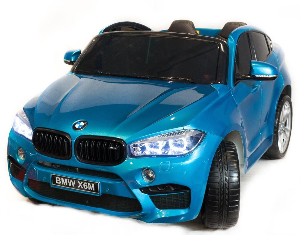 Детский электромобиль Toyland BMW X6M JJ2168 Синий краска