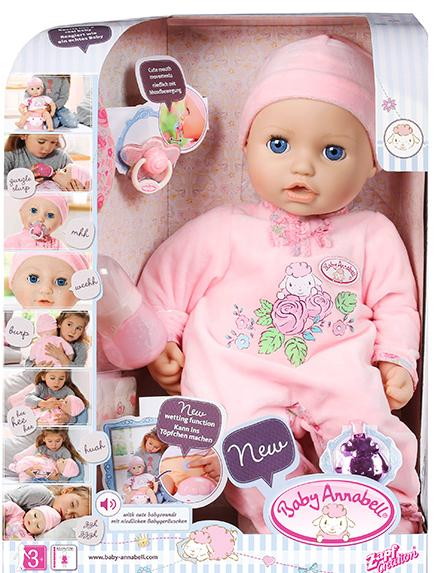 Кукла Zapf Creation Baby Annabell многофункциональная, 46 см 593445