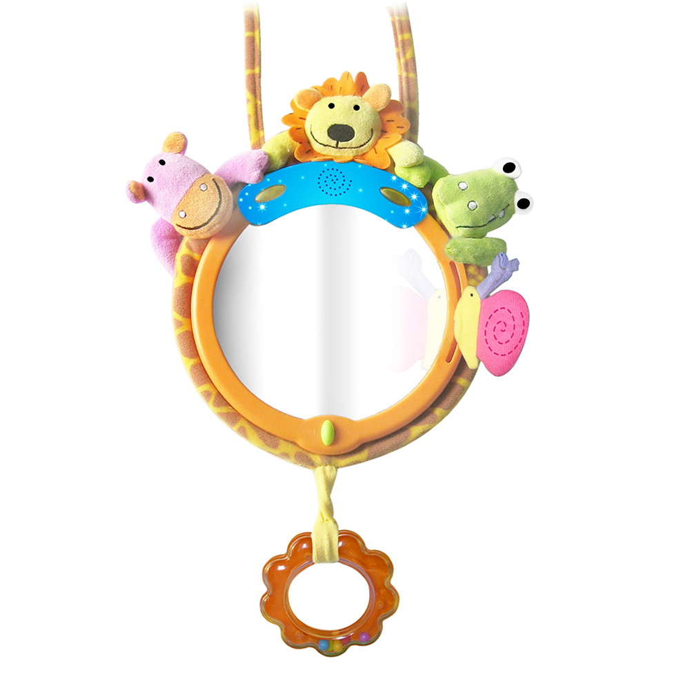 Подвесная игрушка с зеркалом Biba Toys Мои друзья из джунглей 39х24х21.5 см JF041