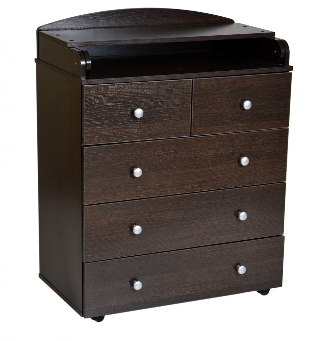 Детский пеленальный комод Антел Ульяна-3 ЛДСП 80/5 венге