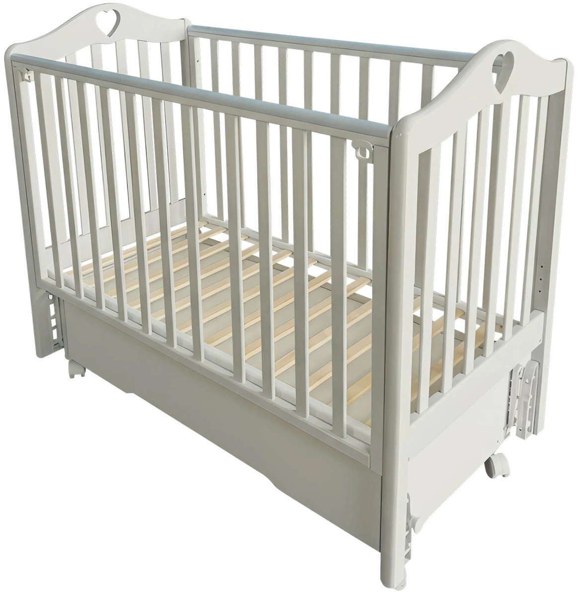 Детская кроватка Антел Karolina 2 маятник универсальный,колесо лунная ночь