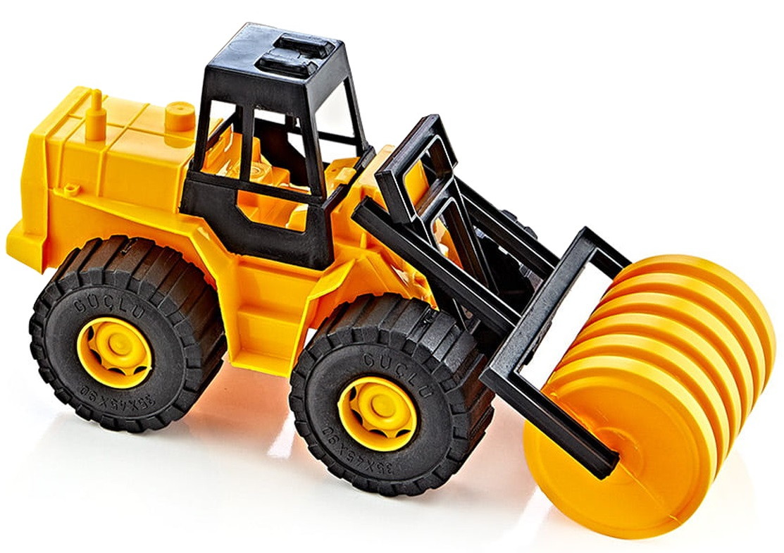 Игрушка Guclu каток дорожный 1256 желтый