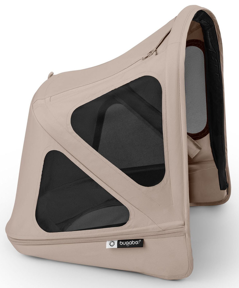 Капюшон от солнца для коляски Bugaboo Donkey 5 breezy sun canopy Бежевый (Desert Taupe)