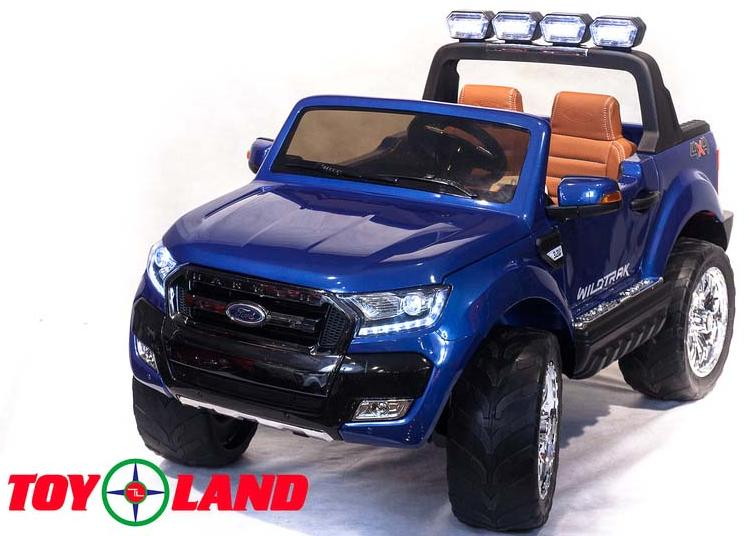 Детский электромобиль Toyland Ford Ranger New 4X4 синий краска