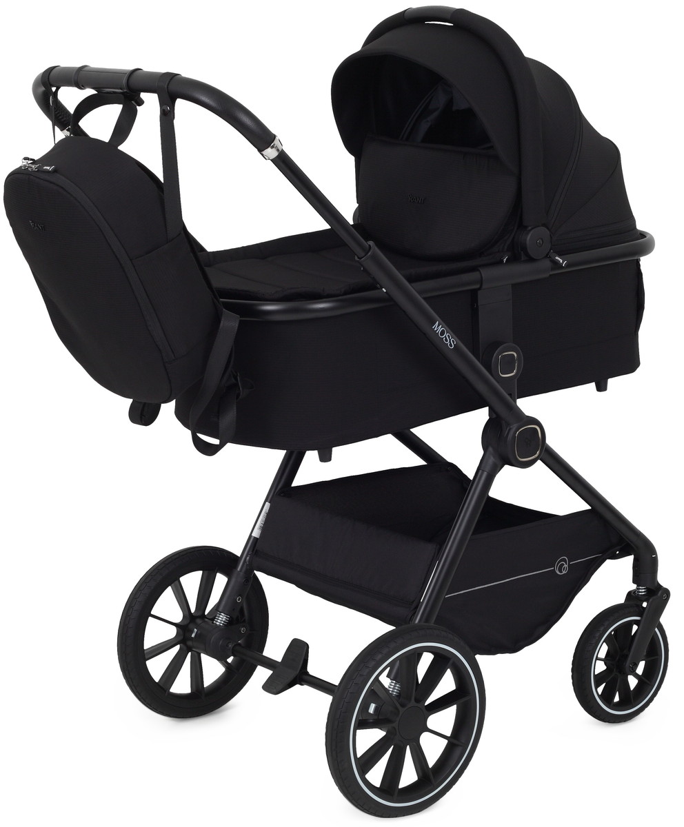 Детская коляска Rant Moss 3 в 1 с автокреслом Rant Cruise Beige Black