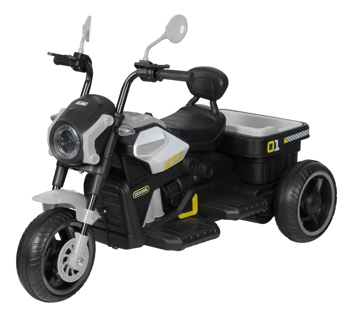 Детский электромобиль трицикл Farfello SR9858 SR9858/Grey, серый