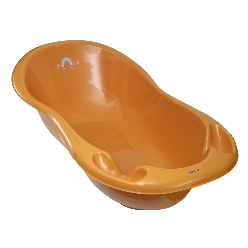 Детская ванна Tega Baby Meteo со сливом 102 см ME-005 ODPŁYW-166 горчичный