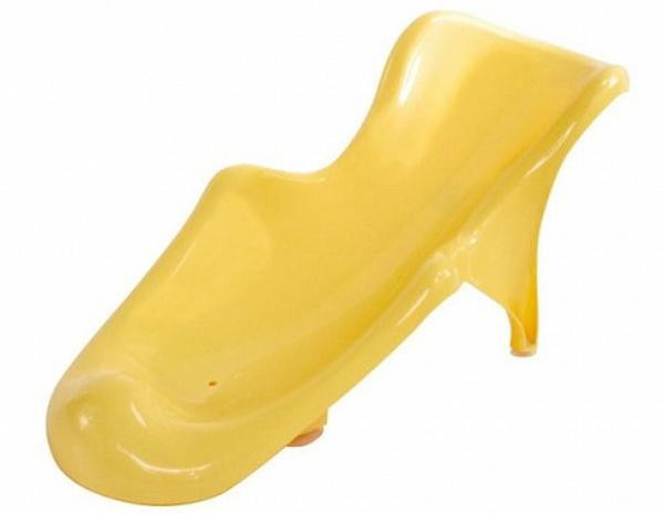 Горка для купания Maltex Classic с антискользящим покрытием желтый