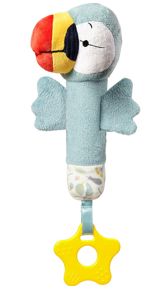 Игрушка-пищалка с прорезывателем BabyOno Toucan Titi