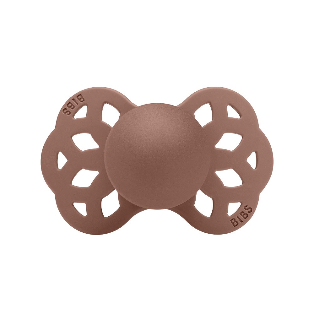 Пустышка силиконовая Bibs Infinity Symmetrical, 0+ 441247 Woodchuck