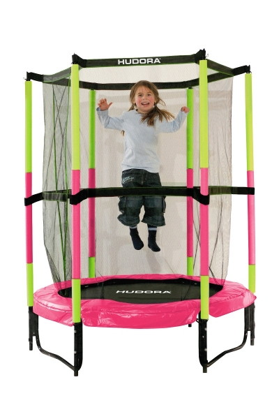 Батут Hudora Safety trampoline Jump in 140 65609 розовый