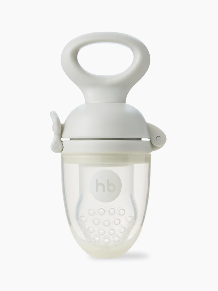 Ниблер Happy Baby Nibbler с силиконовой сеточкой 15053 light gray