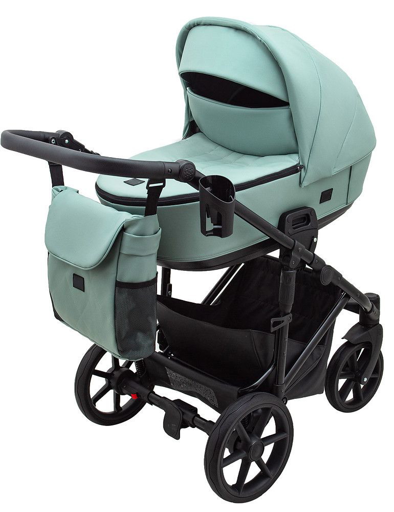 Детская коляска Peppy Capri 2 в 1 01 мятная кожа