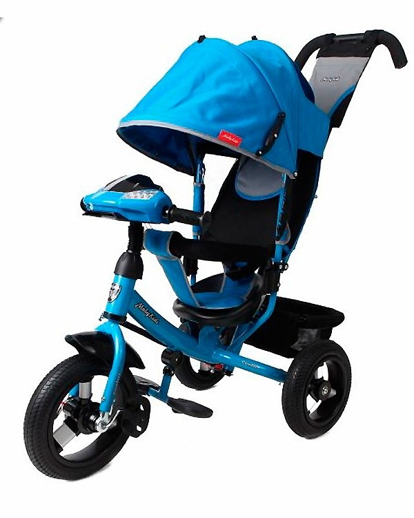 Детский велосипед Moby Kids 3 кол. Comfort 12x10 AIR Car 1 641085 синий