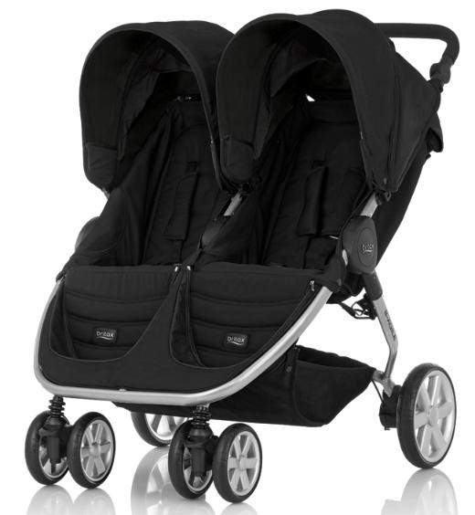 Прогулочная коляска для двойни Britax B-Agile Double Cosmos Black