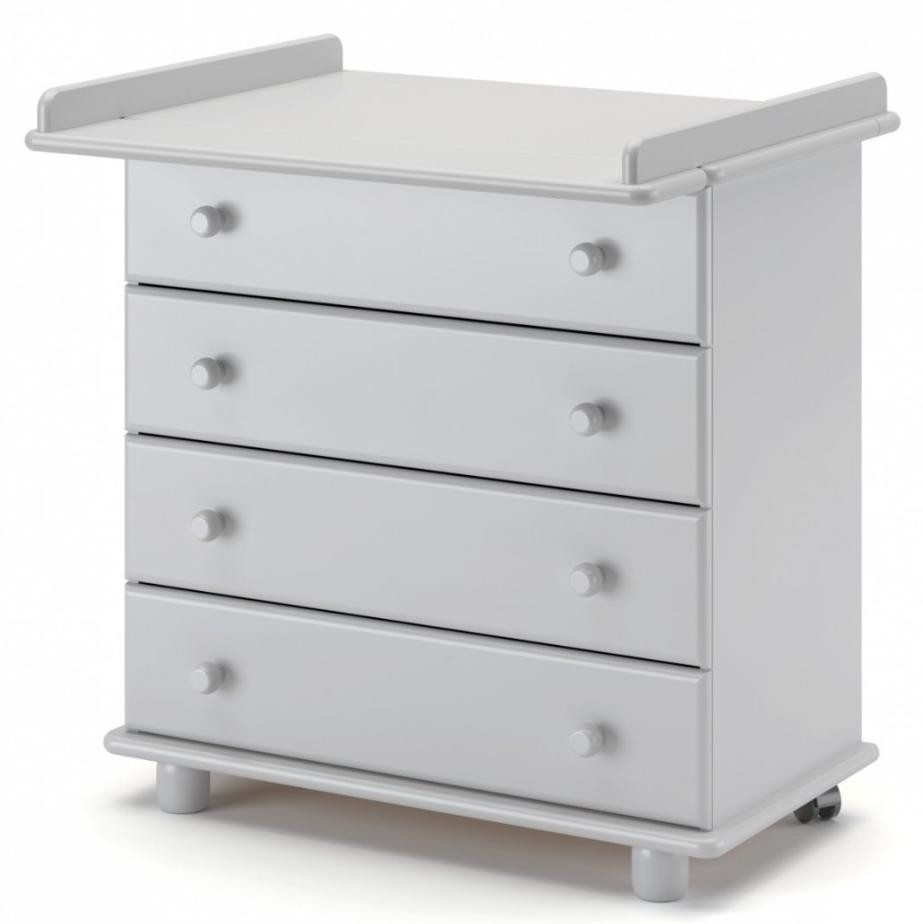 Детский пеленальный комод Гандылян Аистенок New белая ночь